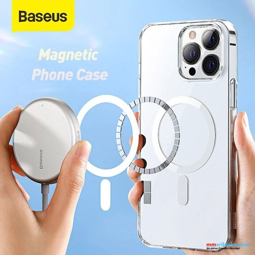 Baseus Crystal Magnetic Phone Case For iPhone 13 Pro 6.1inch Transparent